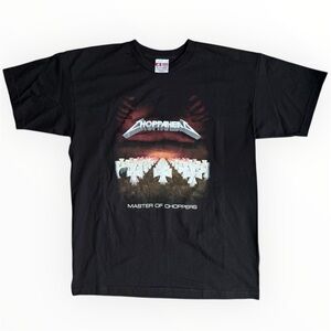 VTG Choppahead Master Of Choppers T Shirt Tee Size XL Made In USA Motorcycle